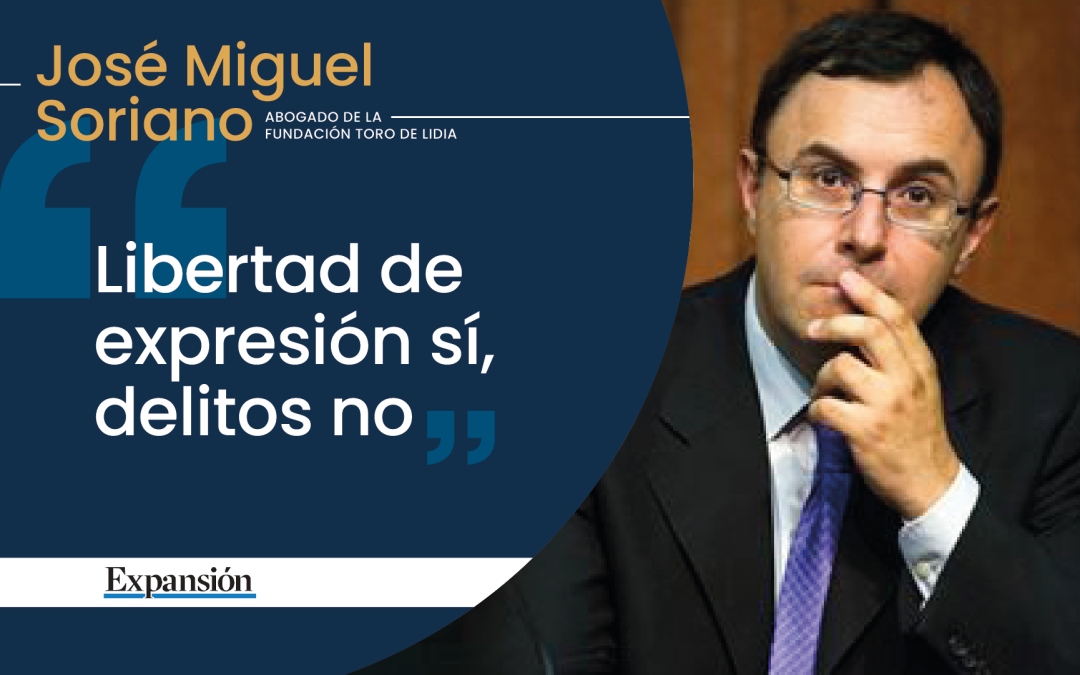 Artículo «Libertad de expresión sí, delitos no»