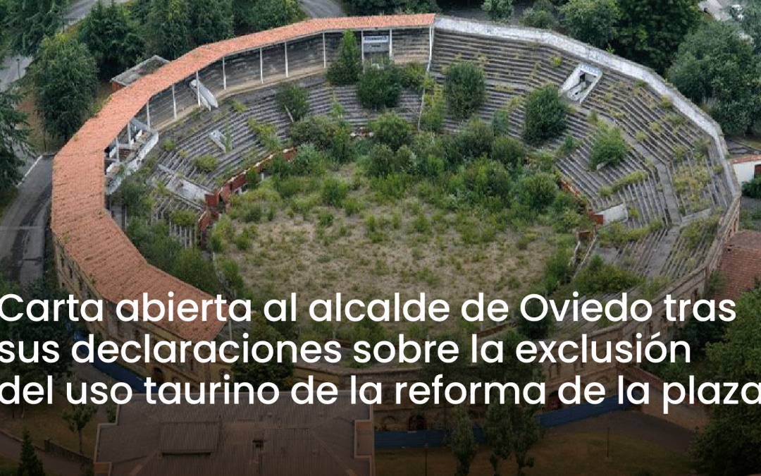 Al Sr. alcalde de Oviedo Don Alfredo Canteli