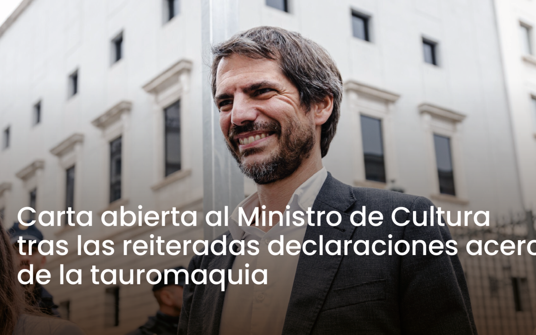Carta abierta al Ministro de Cultura