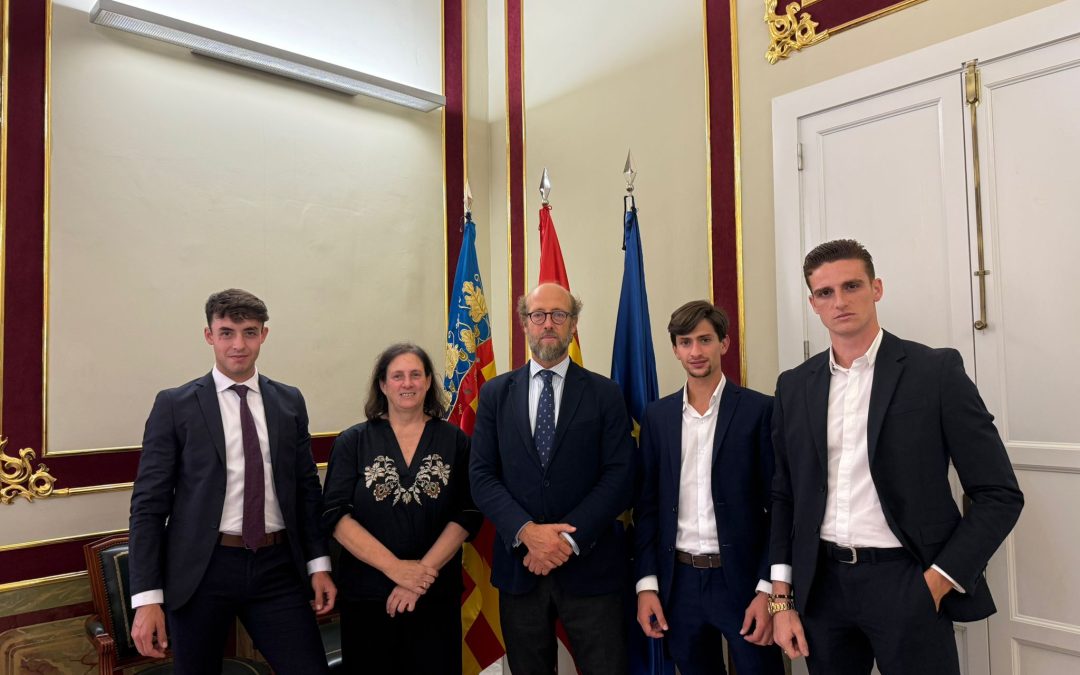 La Generalitat Valenciana recibe a los finalistas del Circuito de Novilladas